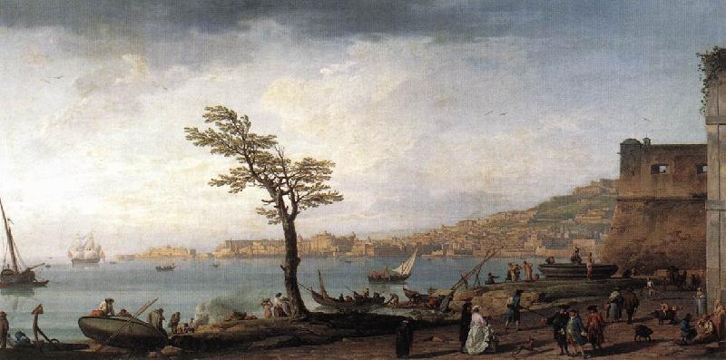 VERNET, Claude-Joseph View of Naples uit